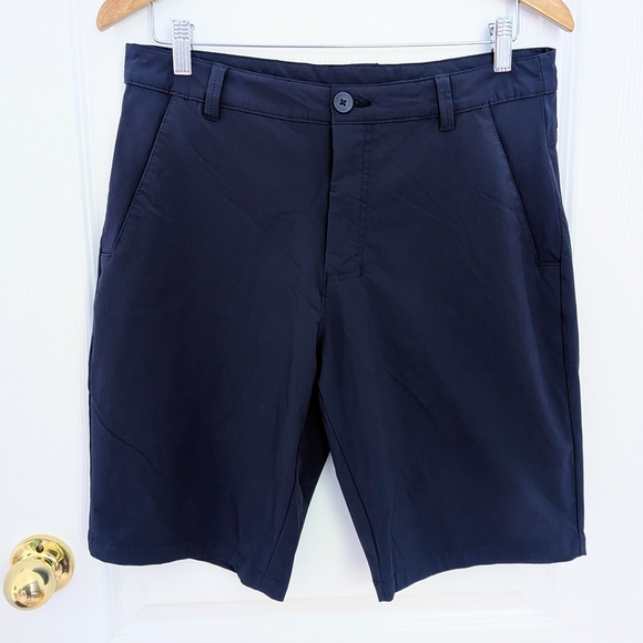 Oakley Men’s Tailored Flat Front Shorts – Navy Blue, Waist 32 #11 - Picture 1 of 6